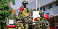 The security forces have been deployed throughout the capital, Kampala