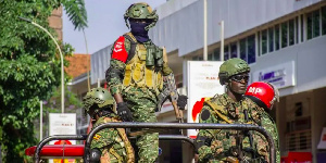 The security forces have been deployed throughout the capital, Kampala