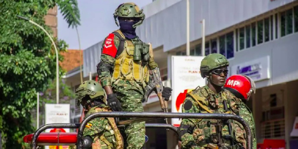 The security forces have been deployed throughout the capital, Kampala