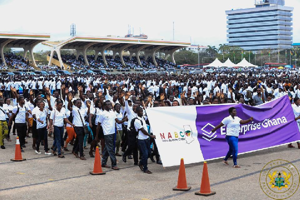 Some  recruits of NaBCO during their passing out ceremony