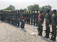 Recruits on Parade