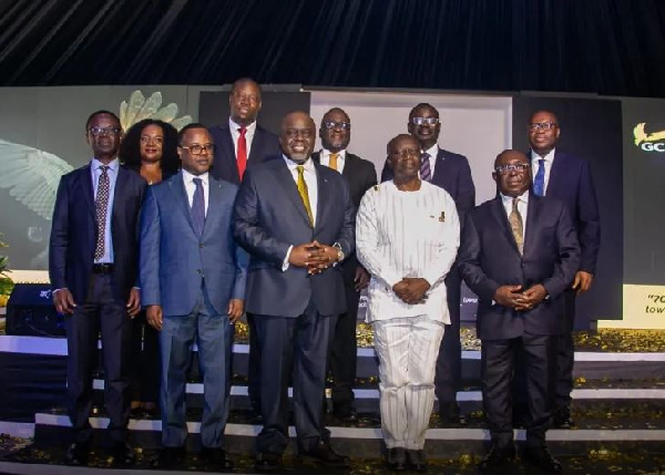 Stakeholders at GCB's 70th-anniversary launch