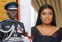 IGP George Akuffo Dampare and Bridget Otoo