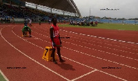 Some students had to race barefooted at this year