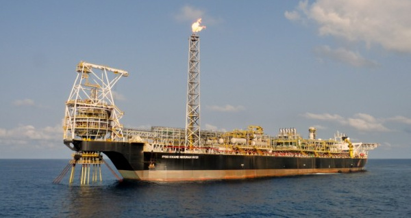 File photo of Ghana's FPSO Nkrumah oil vessel