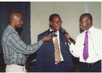 A younger Mahama interviewed by Yaw Ampofo in the 1990's