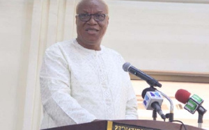 Professor Joshua Alabi is presidential hopeful of the opposition National Democratic Congress