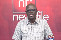 Samson Lardy Anyenini, host of Newsfile