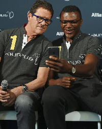 Fabio Capello and Marcel Desailly