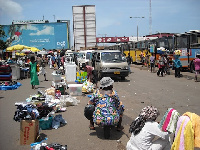 File photo of street hawkers