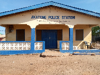 The state of the Akateng police station