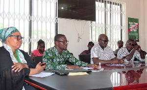 Upper East Region Leadership Of The NDC At The Press Conference