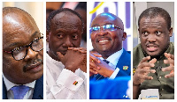 Dr Ernest, Ken Ofori - Atta, Dr Bawumia and Sam George