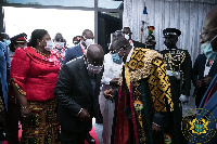 President Nana Addo Dankwa Akufo-Addo with Alban Bagbin