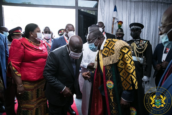 President Nana Addo Dankwa Akufo-Addo with Alban Bagbin