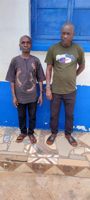 Nana Anini Baffour (left) with is brother, Kwadwo Affi