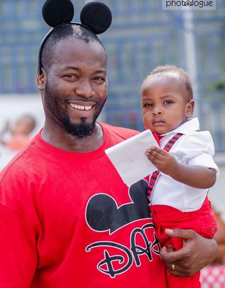 Adjetey Anang, and his son