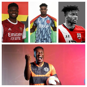 Thomas Partey, Mohammed Kudus, Mohammed Salisu and striker, Asamoah Gyan