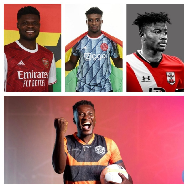 Thomas Partey, Mohammed Kudus, Mohammed Salisu and striker, Asamoah Gyan