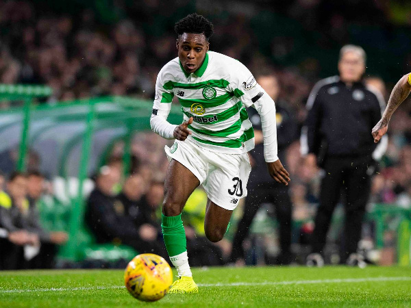 Celtic defender Jeremie Frimpong