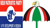 The 2 major political parties in Ghana