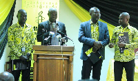 Executives of the Amnesty International launching the 2017 Global Death Penalty Report in Accra