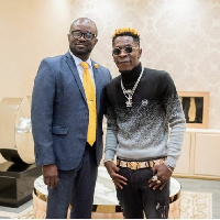 GFA President, Kurt Okraku with Shatta Wale