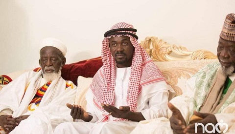 Chief Imam, Sheikh Dr Osmanu Nuhu Sharubutu and CEO of Menzgold, Nana Appiah Mensah