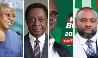 The four aspiring flagbearer of the NDC