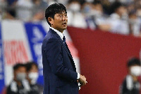 Japan coach Hajime Moriyasu