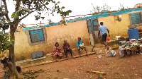 A roofless building in the Tarkwa Nsuaem Municipality