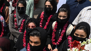 Di girls bin spend di past month for hiding ontop fear of Taliban crackdown