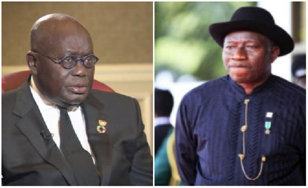 President Akufo-Addo and Goodluck Ebele Jonathan