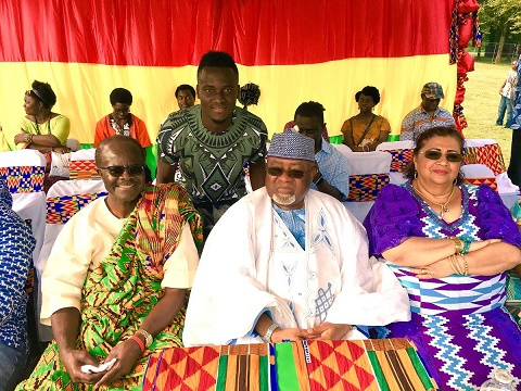 David Accam with Dr. Kwesi Nduom and Ambassador Joseph Henry Smith (2nd from right)