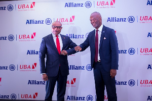 CEO Allianz Insurance Darlington Munhuwani With Olalekan Balogun   Managing Director And Chief Execu