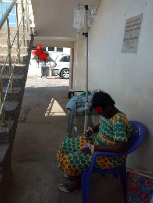 A Patient at Korle-Bu Teaching Hospital