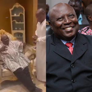 Martin Amidu sings for Hassan Ayariga