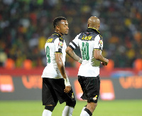 Black Stars players, Andre Ayew and his brother Jordan Ayew