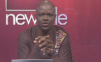 Samson Lardy Anyenini, host of Newsfile