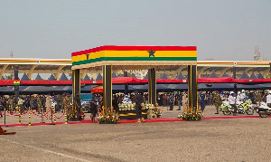 Rawlings' funeral took place at the Black Star Square in Accra.