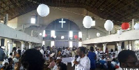 Most of the churches were filled to capacity with members clad in white for Christ's Ressurection