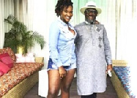 Late Ebony and father