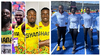 Ghana's men's and women's 4x100m team