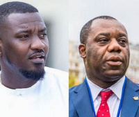 Ayawaso West Wuogon parliamentary aspirant, John Dumelo and Education Minister, Mathew Opoku Prempeh