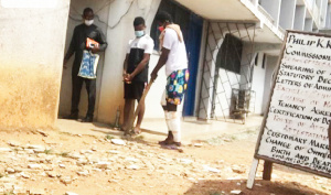 Opambour Agya Badu Nkansah being escorted to court