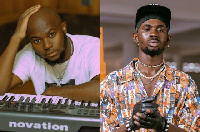 Ghanaian music stars: King Promise (L) Black Sherif (R)