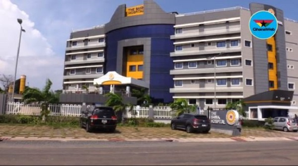 A photo of the well equipped Bank of Ghana hospital