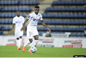 Amiens SC midfielder Emmanuel Lomotey