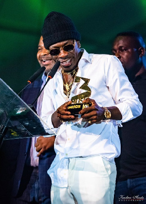 Shatta Wale With His 3Music Awards