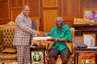 General Superintendent of AG Dr. Stephen Wengam and former President John Agyekum Kufuor